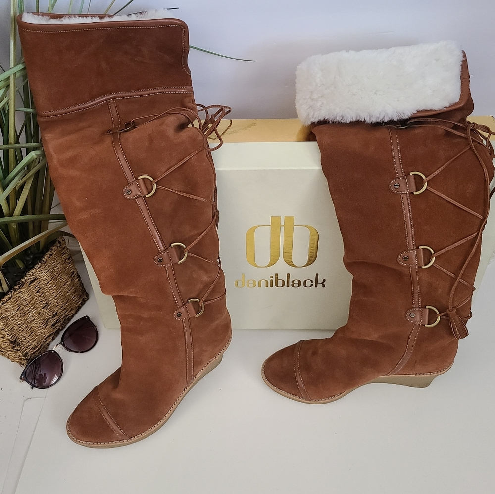 💥Sale Daniblack suede boots